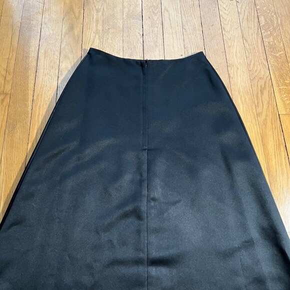 Vintage Jessica McClintock For Gunne Sax Size 3/4 Black A-Line Formal Maxi Skirt - Picture 11 of 15